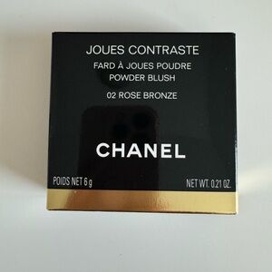 CHANEL JOURS CONTRASTE Powder Blush 02 ROSE BRONZE 0.21oz NEW IN BOX